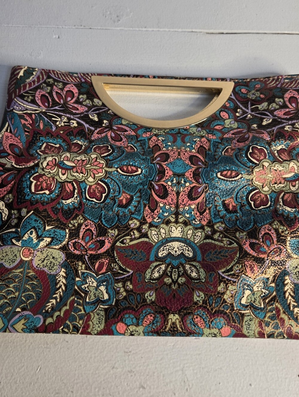 Floral Clutch Style Purse